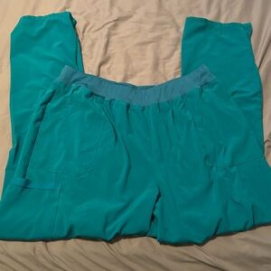 Teal Dickies Scrub Pants